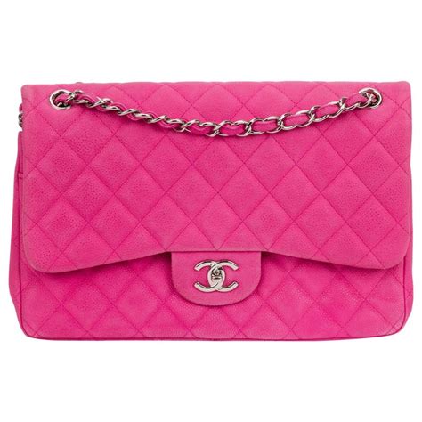 pink channel purse|chanel hot pink purse.